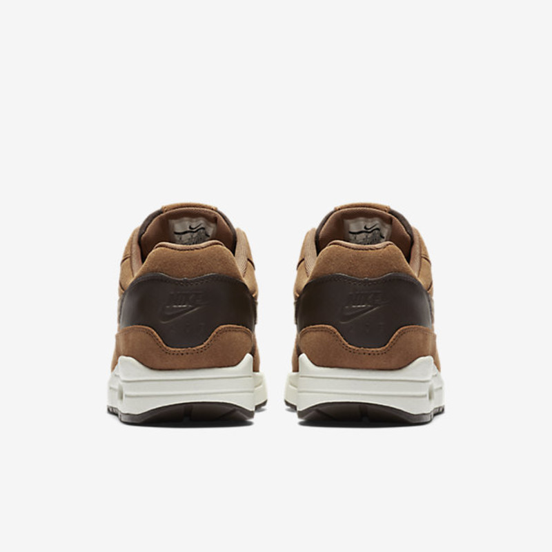 Nike air max 1 premium ltr shoes – ale brown/ale brown/sail/golden clearance beige